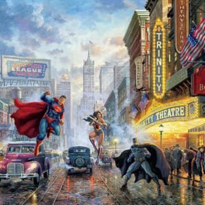 Thomas Kinkade - DC Comics - The Trinity Puzzle - 1000 Pieces