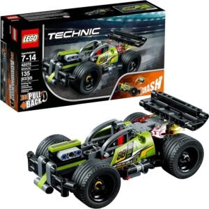 LEGO Technic WHACK 42072 Building Kit with Pull Back Toy Stunt Car,