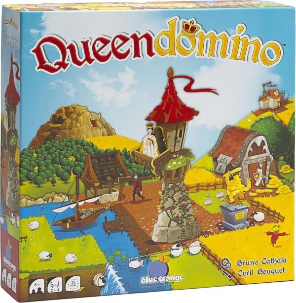 Blue Orange Games Queendomino Board Game - Family or Adult Strategy Board