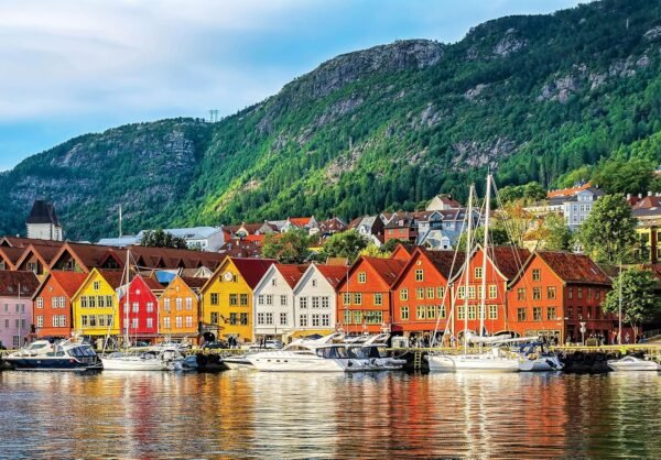 1000 Piece Large Jigsaw Puzzle - Bergen, Norway - Puzzles for Adults