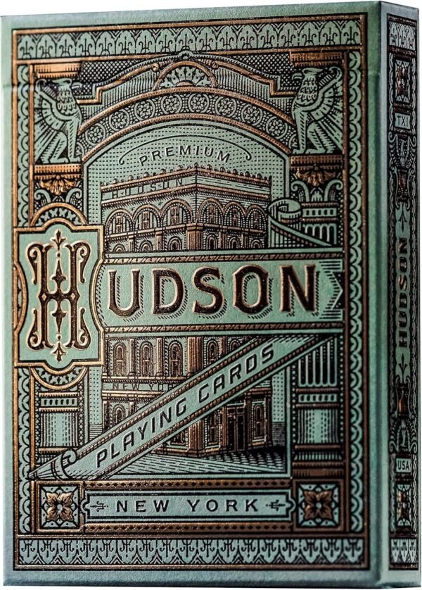 theory11 Hudson Playing Cards, Light Green, ModelCARDSHUDSON Kit Toy Fun